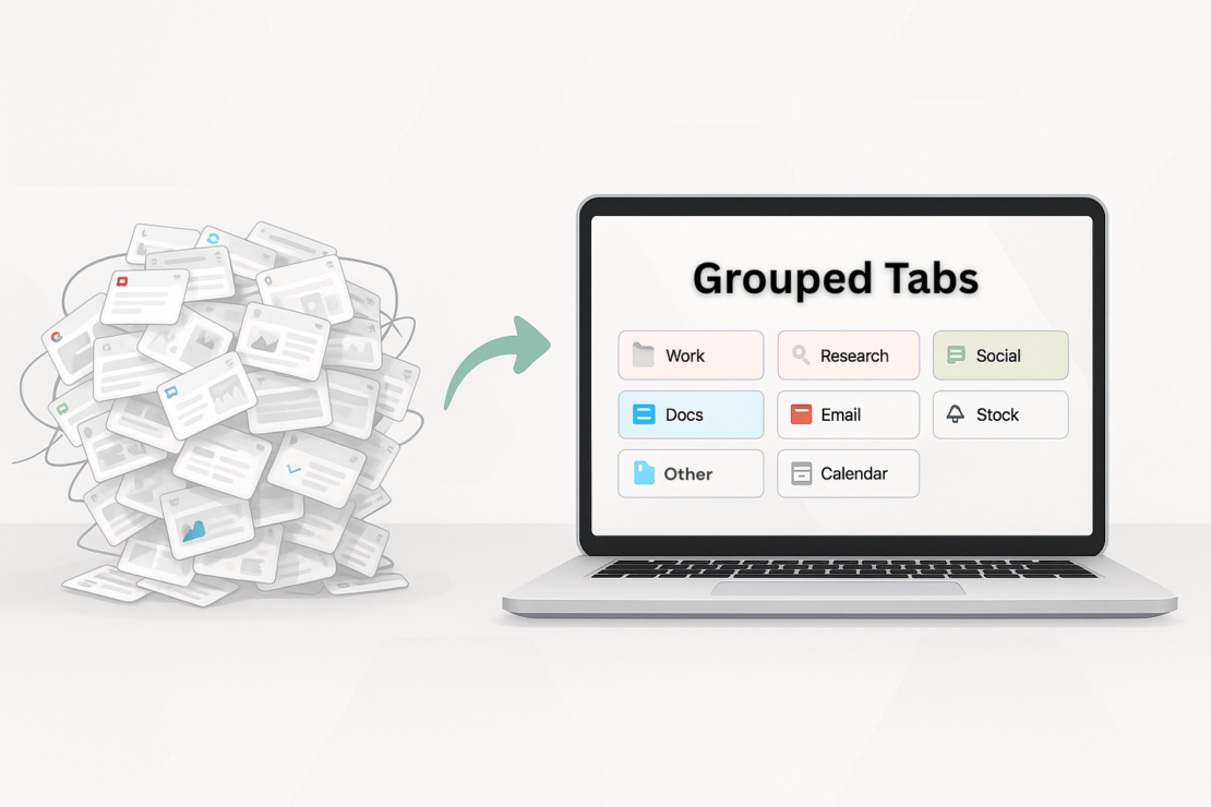 From tab chaos to grouped tabs